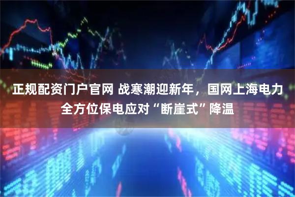 正规配资门户官网 战寒潮迎新年，国网上海电力全方位保电应对“断崖式”降温